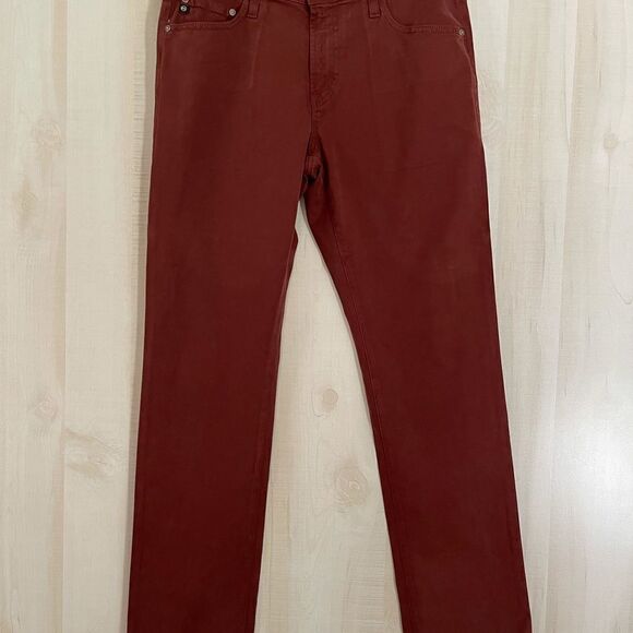 AG Adriano Goldschmied the graduate tailored leg rust pants jeans, size 14 - Picture 7 of 16